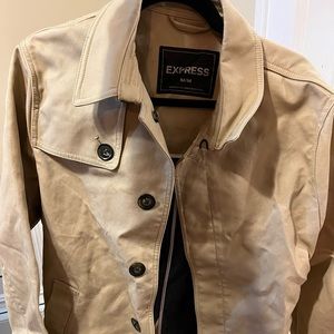AS IS - Express Men’s a trench Coat Medium